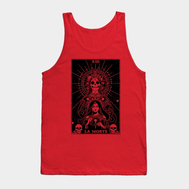 Tarot card collection "La Morte" (Death) Tank Top by Helgar